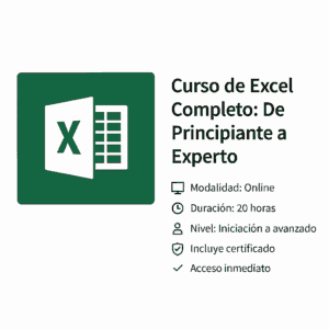 Curso de Excel Completo: De Principiante a Experto